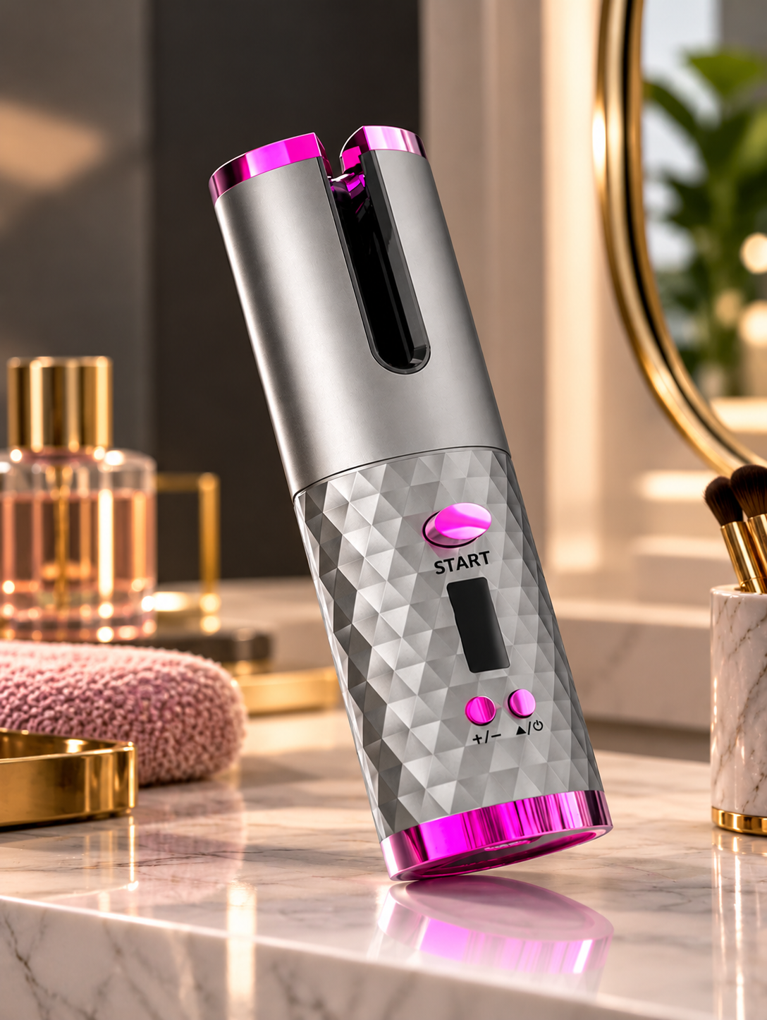 Teckwe Cordless AutoCurl Pro – Automatic Hair Styling Wand