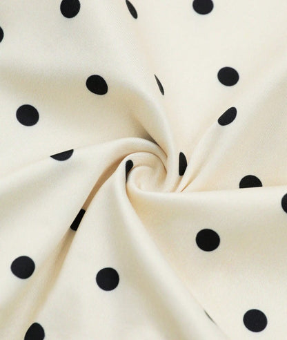 Unity Apricot Polka Dot Ruched Strapless Top