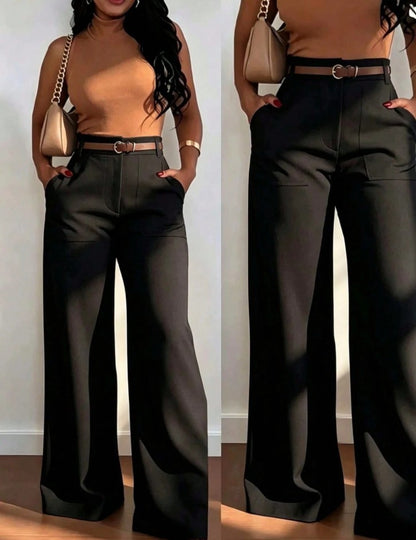 Signature Wide-Leg Trousers