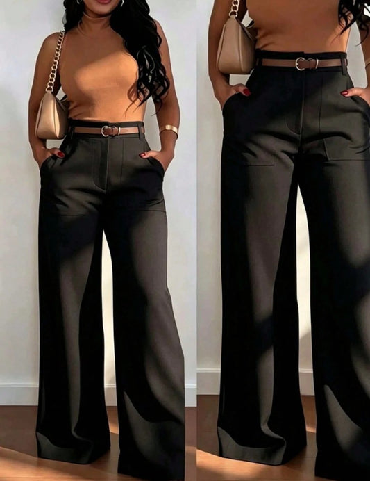 Signature Wide-Leg Trousers