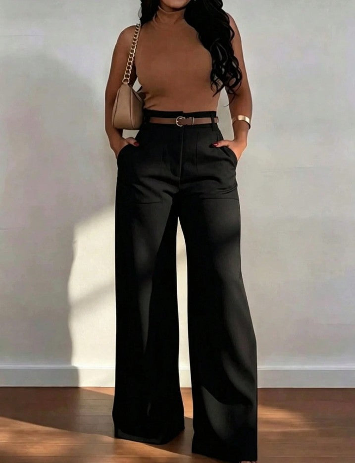 Signature Wide-Leg Trousers