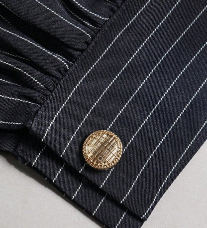Kensington Pinstripe Palazzo Trousers