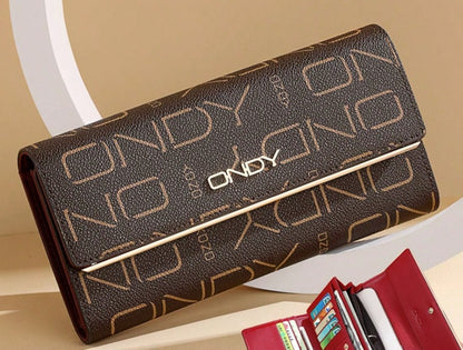 Signature Letter Flap Wallet