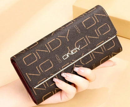 Signature Letter Flap Wallet