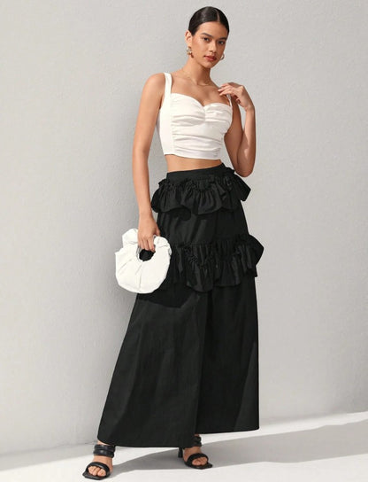 Boho Ruffle Skirt