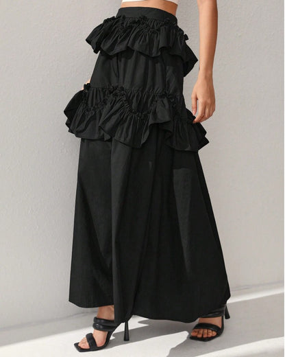 Boho Ruffle Skirt