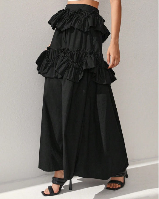 Boho Ruffle Skirt