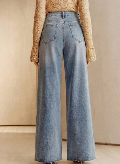 Luxury Embroidered Straight Leg Pants