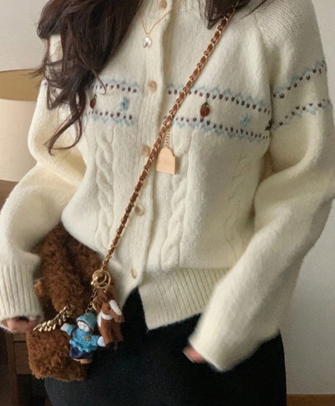 Luxury Textured Knit Cardigan