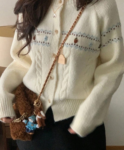 Luxury Textured Knit Cardigan