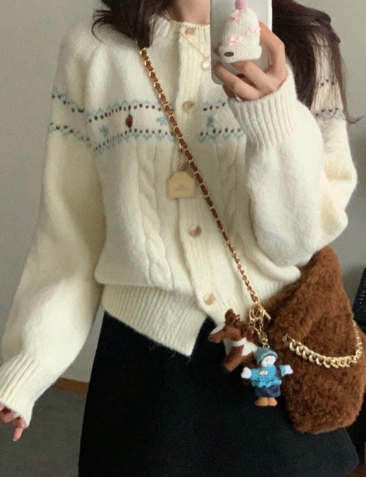 Luxury Textured Knit Cardigan