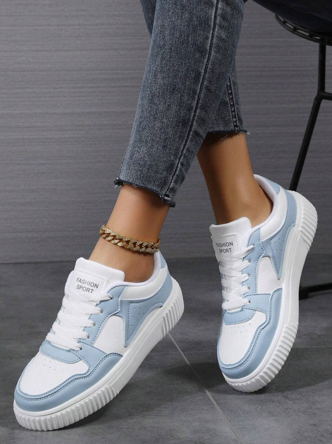 Sneakers Women Lace-Up Casual Shoes