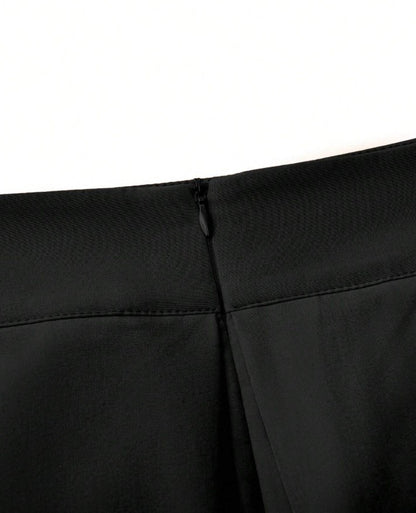 Women's Elegant High-Waisted Pleated Maxi Skirt