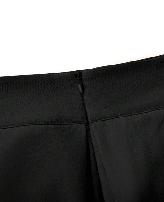Women's Elegant High-Waisted Pleated Maxi Skirt